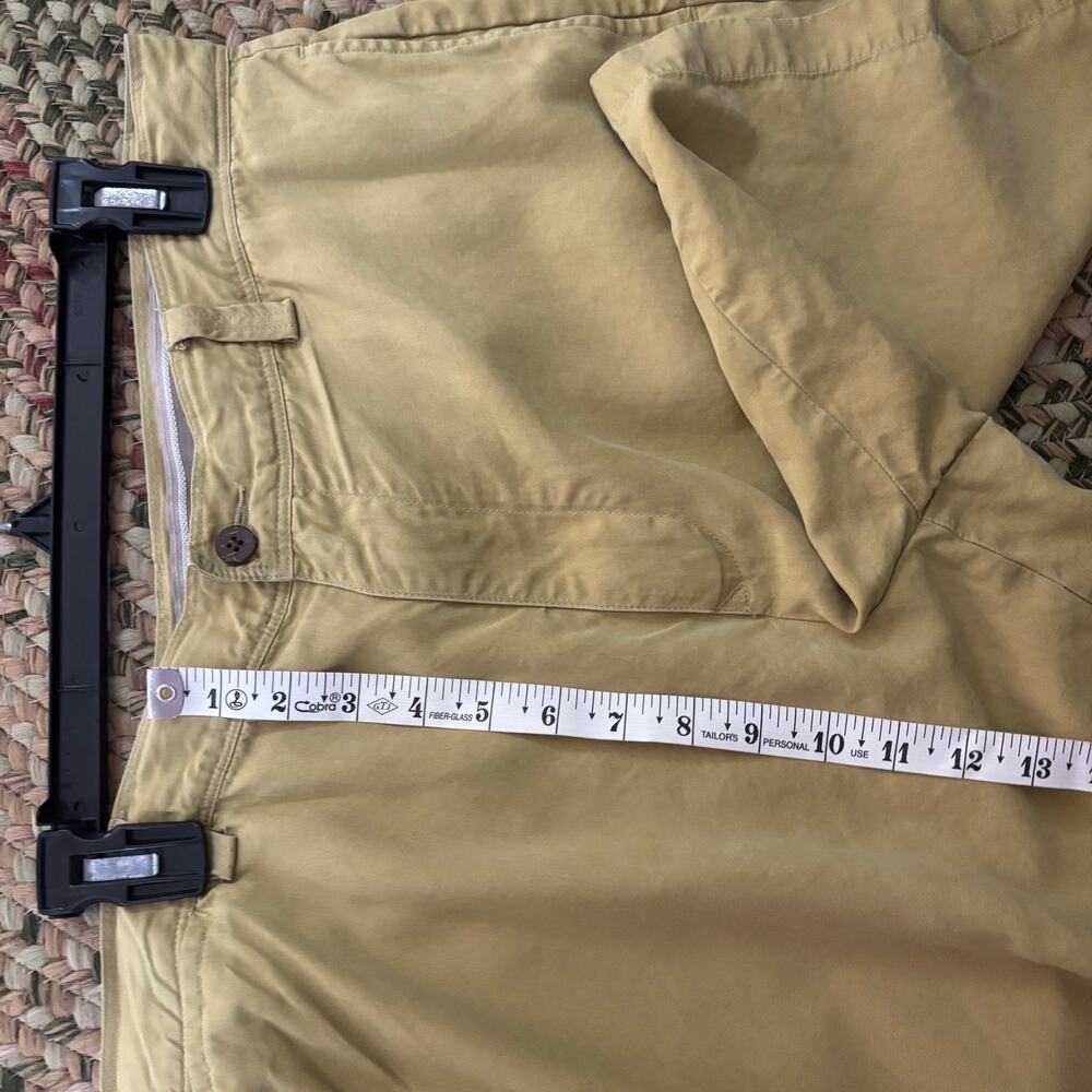 Tommy Bahama Men’s Shorts 36 Silk Linen Olive Green Casual Summer Flat Front - Picture 9 of 13